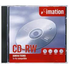 CD-RW IMATION 1-4X 80 MIN.