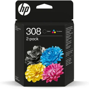 CARTUCHO DE TINTA HP 308 6L6S6UE PACK NEGRO + COLOR