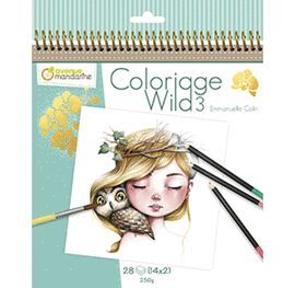 CUADERNO COLOREAR WILD 3