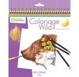 CUADERNO COLOREAR WILD 4