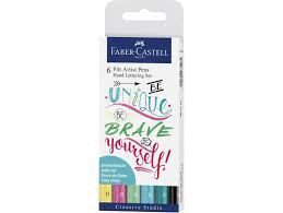 ROTULADOR FABER CASTELL LETTERING SURTIDO 6 UD