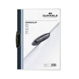DOSSIER DURABLE A4 PINZA 30H NEGRO