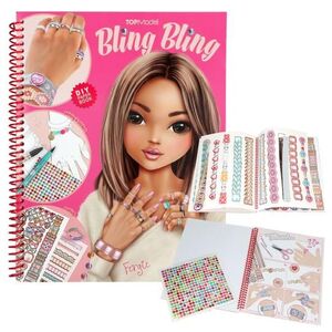 TOPMODEL CREA TU LIBRO PARA COLOREAR BLING BLING, JOYAS
