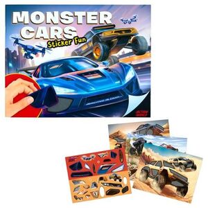ACTION WORLD MONSTER CARS DIVERSIÓN CON PEGATINAS DEPESCHE