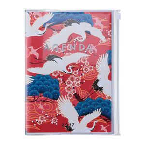 27DRI-HV03-REAGENDA 2027 MARKS 18 MESES GRANDE PAJAROS ROJA