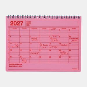 CALENDARIO LIBRETA 2027 MARKS S ROSA NEON