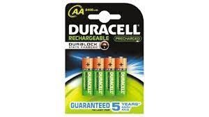 PILAS DURACELL RECARGABLE AA/BL.4UD
