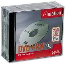 DVD-RW IMATION REGRABABLE 120 MIN.