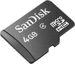 TARJETA MEMORIA SANDISK MSD-SD 4GB