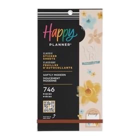 PEGATINAS HAPPY PLANNER SOFTLY / 30H