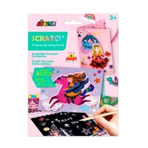TARJETAS DE FELICITACIÓN SCRATCH AVENIR PRINCESAS