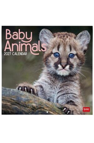 CALENDARIO PARED 2027 LEGAMI BABY ANIMALS