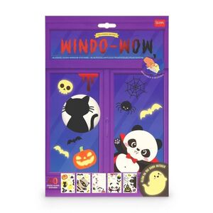 SET DE 40 PEGATINAS ELECTROSTÁTICAS LEGAMI PARA VENTANAS CALABAZA HALLOWEEN 2026