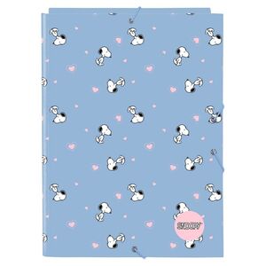CARPETA GOMAS Y SOLAPAS SAFTA SNOOPY