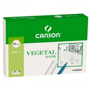 PAPEL VEGETAL CANSON A4 250 HOJAS 95G.