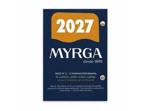 TACO CALENDARIO MYRGA 2027