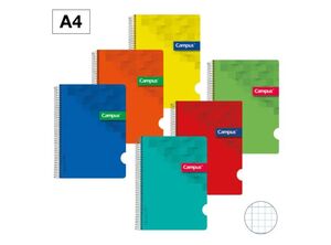 PACK 6 002433 BLOC A4 80/H T.PP 90GR MM 46 COLORES
