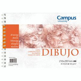 BLOC DIBUJO CAMPUS A4 160G 30H