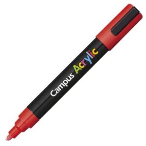 ROTULADOR ACRÍLICO CAMPUS ACRYLIC ROJO
