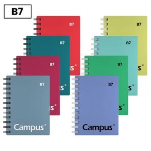 BLOC ESPIRAL CAMPUS B7 NATURAL TAPA SOFT 60 HOJAS 80 G LISO