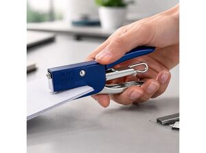 Grapadora de Tenaza Plus Office DX-5 Azul