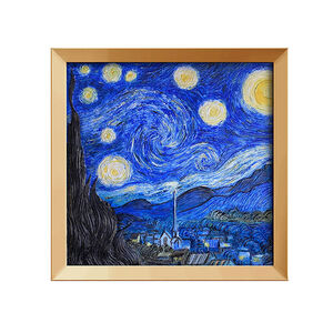 Set Pintura 3D Madnesstoys La Noche Estrellada 34 x 34 cm