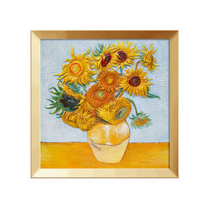 3SET PINTURA 3D MADNESSTOYS GIRASOLES 34 X 34 CM