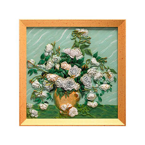 Set Pintura 3D Madnesstoys Rosas 34 x 34 cm