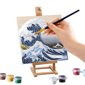 Set Pintura 3D Madnesstoys La Ola de Kanagawa 34 x 34 cm