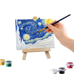 Set Pintura 3D Madnesstoys La Noche Estrellada 13,5 x 10,3 cm