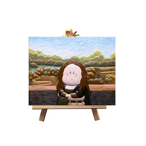 Set Pintura 3D Madnesstoys La Sonrisa de Mona 13,5 x 10,3 cm