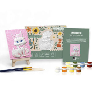 Set Pintura 3D Madnesstoys Gato 13,5 x 10,3 cm