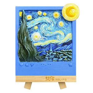 Set Pintura 3D Magnético Madnesstoys La Noche Estrellada 7 x 8 cm