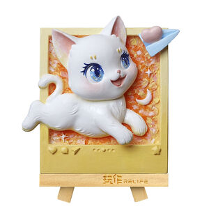 Set Pintura 3D Magnético Madnesstoys Gato 7 x 8 cm