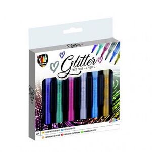 ROTULADORES RMS GLITTER 6 UD