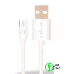 CABLE-USB TYPE C-1.5A PLUGYU BLANCO
