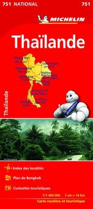 MAPA NATIONAL THAILANDE / THAILAND (11751)