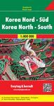 KOREA NORD / SUD  *MAPA FREYTAG*  1 : 800 000