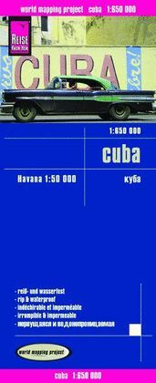 CUBA HABANA  *MAPA REISE 2015*   1 : 650 000 / 1 : 50 000