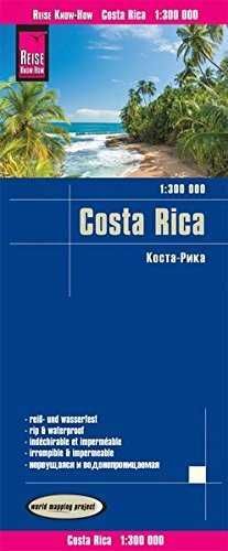 COSTA RICA 1:300.000 IMPERMEABLE