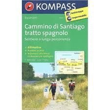 CAMMINO DI SANTIAGO 133-I  *MAPA KOMPASS 2013*