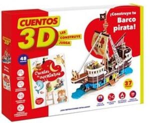 JUEGO IMAGILAND CUENTOS 3D CONSTRUYE TU BARCO PIRATA