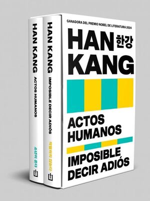 ESTUCHE HAN KANG: CONTIENE IMPOSIBLE DECIR ADIÓS ACTOS HUMANOS