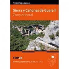 MAPA TOP 25 SIERRA Y CAÑONES DE GUARA II ZONA ORIENTAL