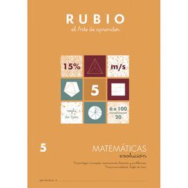 CUADERNO RUBIO MATEMATICAS EVOL.5