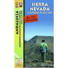 MAPA SIERRA NEVADA, LA INTEGRAL DE LOS 3000