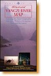 YANGZI RIVER MAP ILLUSTRATED  *ODYSSEY GUIDES 2002*