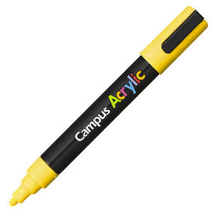 ROTULADOR ACRÍLICO CAMPUS ACRYLIC AMARILLO