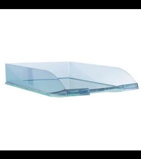 BANDEJA SOBREMESA PLUS PLASTICO TRASLUCIDO AZUL